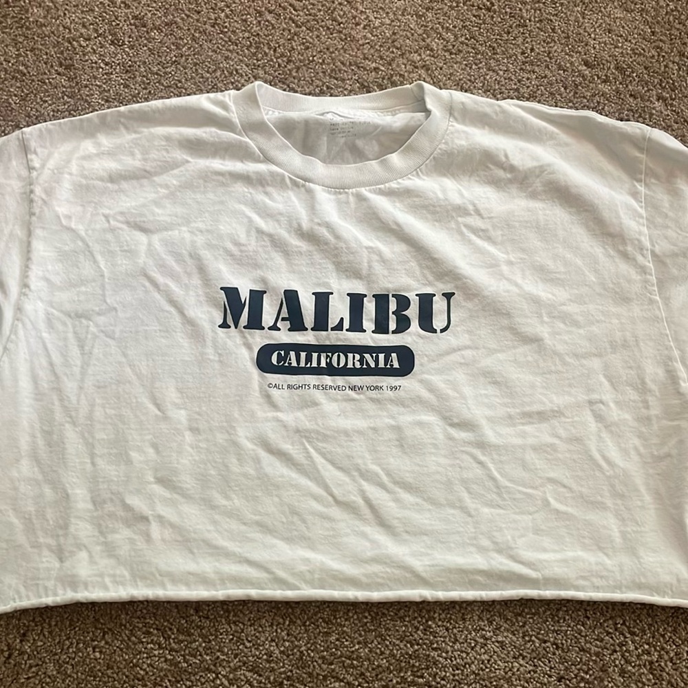 John Galt Malibu crop top